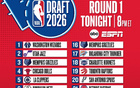 2026NBA选秀首轮：AJ-迪班萨当选状元，彼得森榜眼布泽尔探花